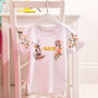 Woodland Bunny Rabbit T Shirt, Personalised With Name, thumbnail 1 of 4