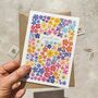 Ditsy Floral Pattern Get Well Soon Card, thumbnail 1 of 3