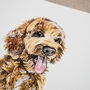 Original Hand Painted Watercolour Dog Portrait | Custom Pet Portrait From Photo, thumbnail 10 of 11