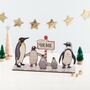 Personalised Penguin Scene In Different Family Sizes, thumbnail 1 of 4