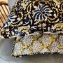 Reversible Quilted Cushion Cover In Lilipad Print, thumbnail 5 of 5