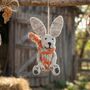 Handmade Felt Harlow The Hare Decoration, thumbnail 1 of 2