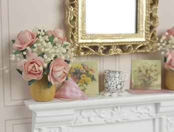 Luxury Pink Fireplace Card, 7 of 7