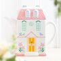 Pastel House Shaped Teapot, thumbnail 1 of 5