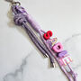 Crimson Red Bubble Phone Case And Personalised Bead Charm, thumbnail 3 of 12