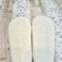 Personalised Fluffy White Bride Slippers, thumbnail 5 of 5