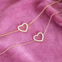 Crystal Outline Heart Bracelet, thumbnail 7 of 9