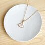 Dainty Shell Gold Plated Necklace, thumbnail 3 of 6