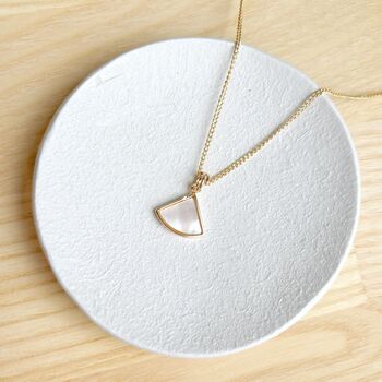 Dainty Shell Gold Plated Necklace, 3 of 6