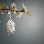 'Gossamer Athena' Ethical Hand Beaten Steel Earrings, thumbnail 4 of 7