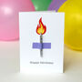 Personalised Happy Birthday Candle Card, thumbnail 1 of 4
