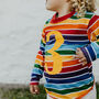 Age/Number Kids Birthday T Shirt, thumbnail 1 of 9