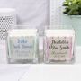 Patterned Christening Square Candle For Girls And Boys, thumbnail 5 of 9