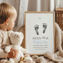 Personalised Happy First Father's Day Inkless Print Kit, thumbnail 2 of 5