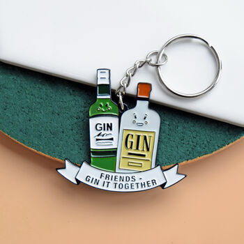 'Gin It Together' Friendship Keyring, 2 of 4