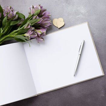 Personalised Modern Book Of Condolence, 2 of 7