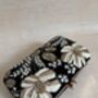 Black Velvet Floral Clutch Bag, thumbnail 2 of 10