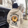 'Hey Sunshine' Retro Graphic Hoodie In Full Colour, thumbnail 3 of 8