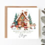 Personalised Christmas Card Christmas Village, thumbnail 1 of 4