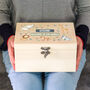 Personalised Jungle Animals Keepsake Box Gift For Children, thumbnail 5 of 6