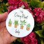 Crazy Plant Lady Ceramic Hanging Ornament, thumbnail 4 of 8