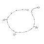 Handmade Sterling Silver Starfish Anklet, thumbnail 3 of 3