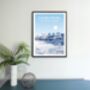 Courchevel Three Valleys Ski Resort Art Print, thumbnail 3 of 3