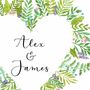 Personalised Floral Watercolour Wall Art, thumbnail 3 of 5