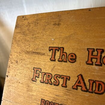 Vintage Wooden Home First Aid Case With Contents, 5 of 7