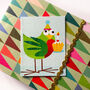 Mini Bird And Cake Card, thumbnail 5 of 5