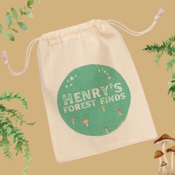 Personalised Forest Finds Bag, 2 of 4