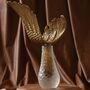 Murano Glass Vase With Seagull Sculpture, thumbnail 1 of 2