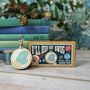I'll Keep You Snug Christmas Mini Matchbox Cross Stitch Kit, thumbnail 1 of 5