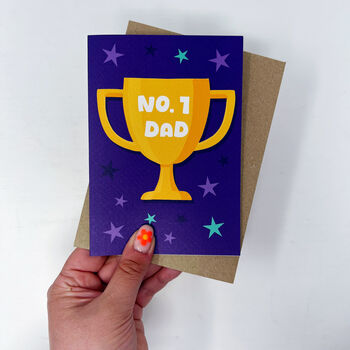 Father's Day Card 'No. One Dad', 4 of 5