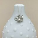 Personalised Sterling Silver Bunny Rabbit Necklace By Nest ...