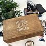 Personalised Wooden Birthday Memory Box, thumbnail 1 of 11