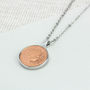 Personalised 18th Or 21st One Pence Necklace, thumbnail 6 of 8
