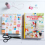 Sewing Book And Fabric Gift Set By Wild Things, thumbnail 1 of 12