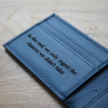 Personalised Men's Mini Leather Wallet, 3 of 12