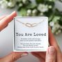 You Are Loved – Minimalist Necklace Gift, thumbnail 1 of 8