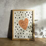'You Are So Loved' Illustrated, Typographic Art Print, thumbnail 1 of 3
