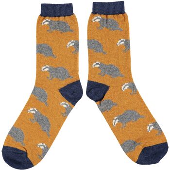 Lambswool Ankle Socks For Men : Animals, 5 of 7