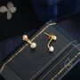 Sterling Silver White Opal Ear Jacket, thumbnail 2 of 10