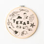 Texas X Maptote Embroidery Hoop Kit, thumbnail 2 of 5