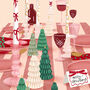 Five 'Pink Christmas' Christmas Cards, thumbnail 2 of 2