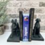Set Of Two Bronzed Dog Bookends – Labrador And Spaniel, thumbnail 2 of 12