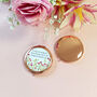 Personalised Floral Friendship Compact Mirror, thumbnail 4 of 8