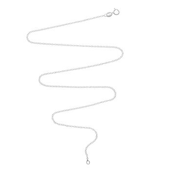Waverley Medium Sterling Silver Trace Chain, 10 of 10