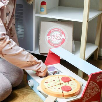 Wooden Pizza Toy With Accessories, 2 of 8