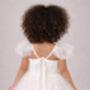 Heidi ~ Ivory White Party Girl Dress /Flower Girl Dress, thumbnail 8 of 11